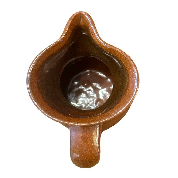 Meson del Champinon Madrid 8" Two Tone Glazed Pottery Sangria Pitcher Spain - Picture 5 of 6